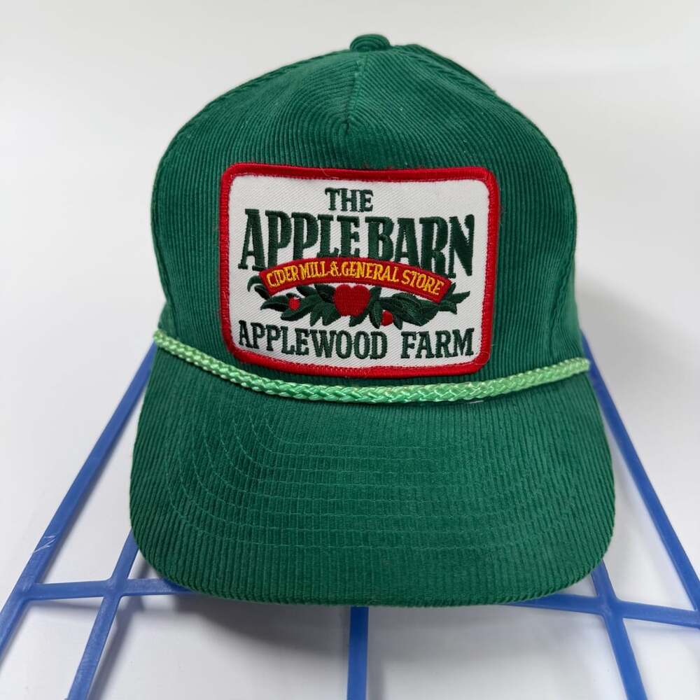 Mohr's The Apple Barn Corduroy Snapback Hat Green